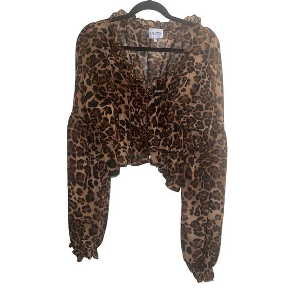 ✨Prairie Sz XS Top Leopard SNDYS The Label✨ - Picture 10 of 15